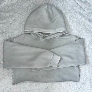 TNA Cropped Cozy Fleece Hoodie